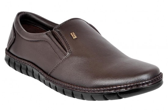 Brown Slip On Shoes For Men DM 1014-DelMuro