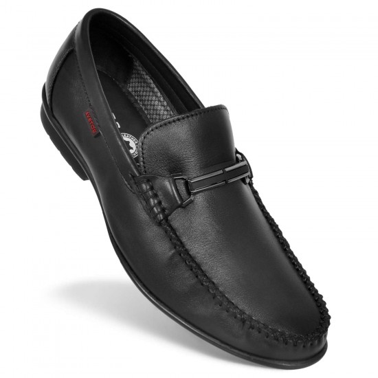 Black Loafers For Men Av 5136-Avetos
