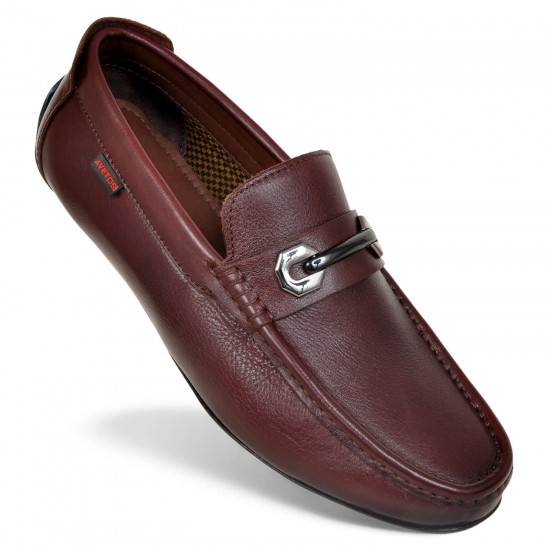 Cherry Formal Loafers For Men Av 5135-Avetos