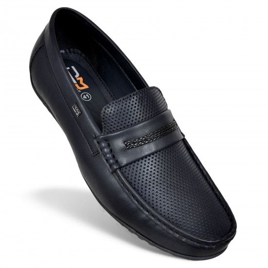 Navy Blue Loafers For Men DM 1042 -DelMuro