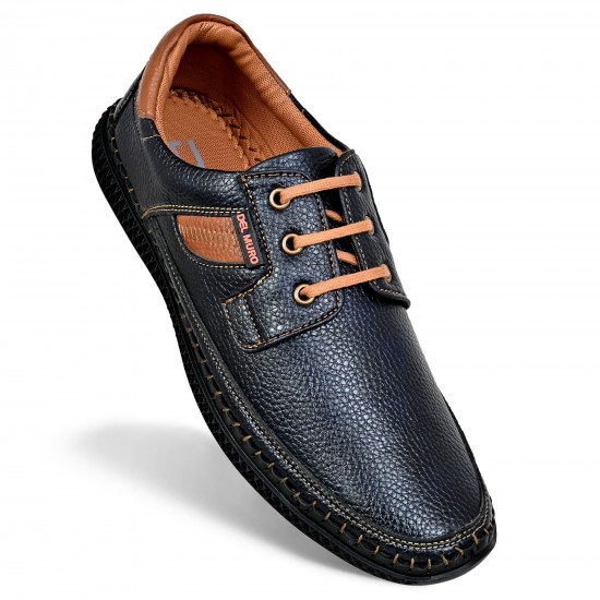 Navy Blue Casual Shoes For Men DM 1063 -DelMuro