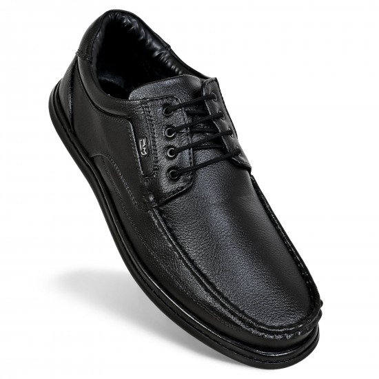 Mens Black Lace up Casual Shoes DM 1052 -DelMuro