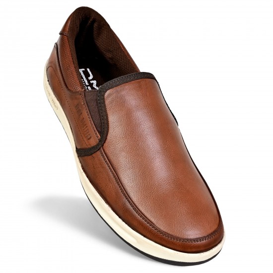 Tan Casual Shoes For Men - DM 1064 -DelMuro