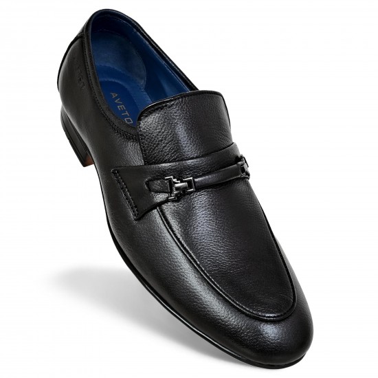 Avetos Black Formal Shoes For Men AV 5162